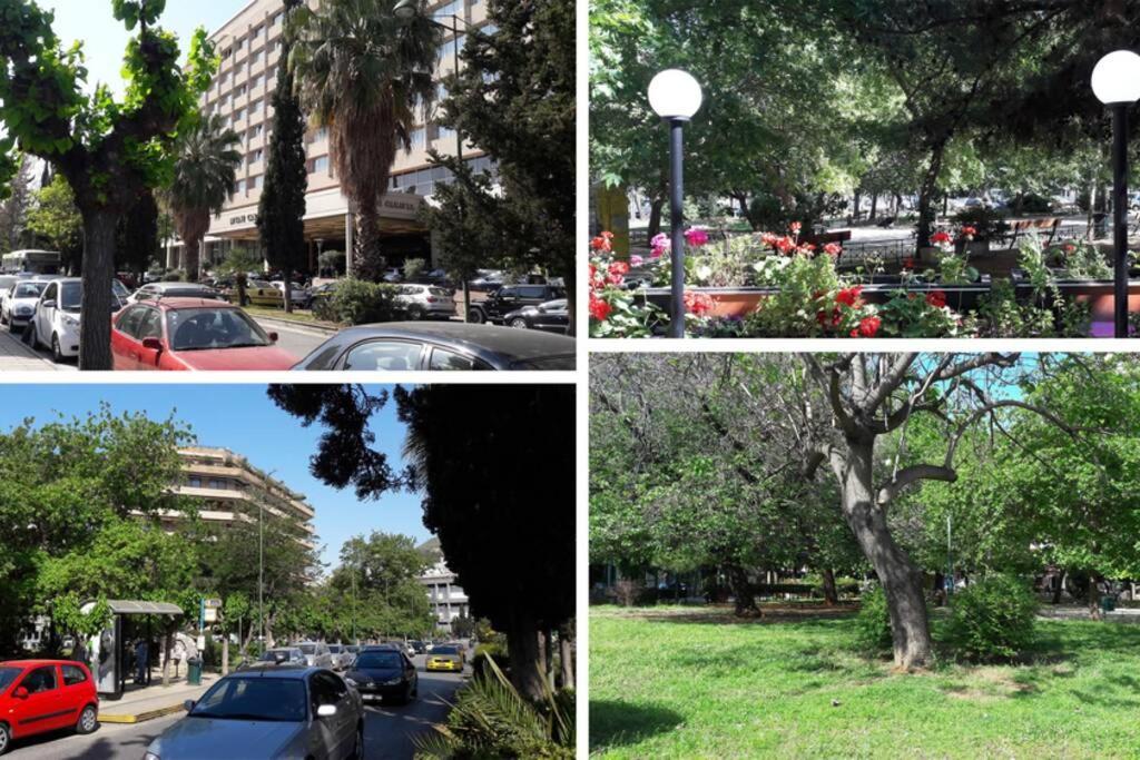 Elegant & Charming Apt. In The Hilton Area Leilighet Athen Eksteriør bilde